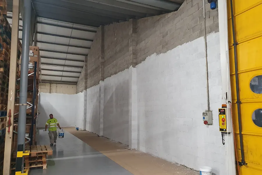Pintura de naves industriales en Viladecans