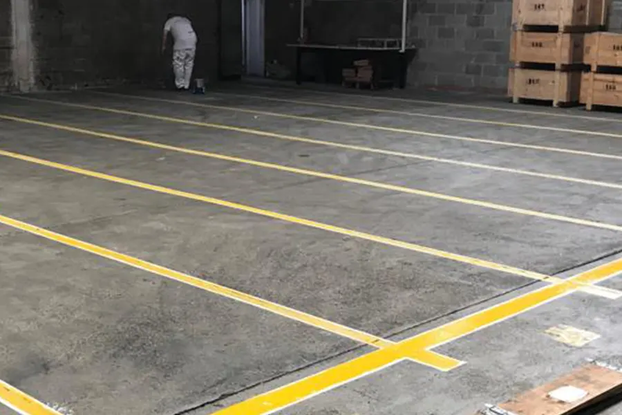 Señalización con pintura en Matadepera